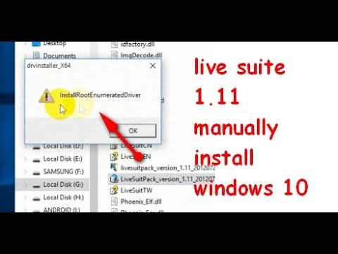 install root enumerated driver live suite windows